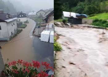 Kaos u Sloveniji zbog strašne oluje: Klizište zatrpalo čovjeka, ‘rijeke’ teku ulicama i cestama