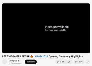 MOK i NBC skinuli su video ceremonije otvaranja Olimpijskih igara s YouTubea — RT Entertainment