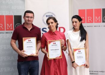 NAGRADE ZA NAJBOLJA ISTRAŽIVANJA KORUPCIJE U BiH Pobjednici novinari Naratoriuma, Valter portala i Fokusa