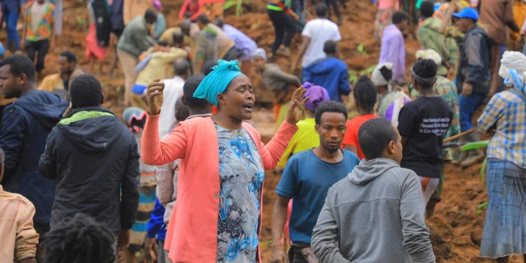 Najmanje 157 mrtvih u klizištima južne Etiopije dok se operacije potrage nastavljaju