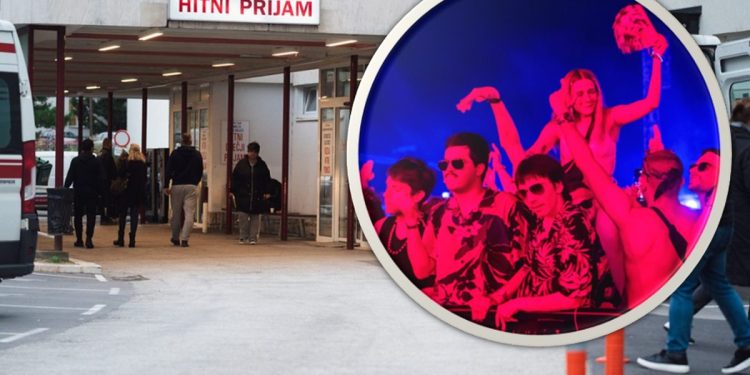 Nakon Ultre jedna osoba hospitalizirana i zadržana u bolnici. KBC Split javlja da su primili 11 partijanera, skoro svi su stranci