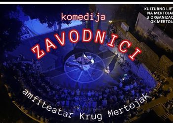 Nastavlja se Kulturno ljeto na Mertojaku. Svi će uživati u spektakularnoj kazališnoj komediji “Zavodnici”