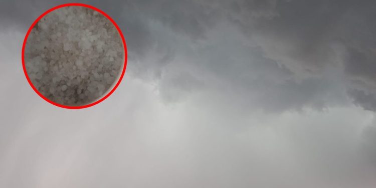 Nevrijeme s tučom zahvatilo dio Dalmatinske zagore