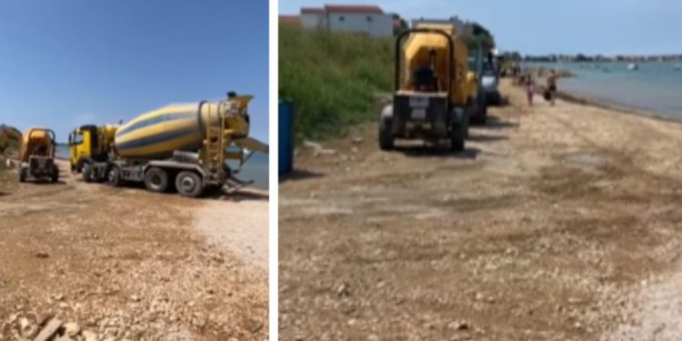 Nije samo Žnjan. Još jedna dalmatinska plaža pretvorena u gradilište: “Turisti nam nikad više neće doći”