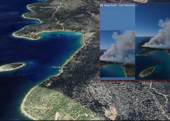 OTKRIVAMO Ovaj tip je objavio snimke požara iz drona kad su se kanaderi morali povući, objavljivao i videa glisiranja uz samu obalu!