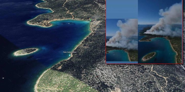 OTKRIVAMO Ovaj tip je objavio snimke požara iz drona kad su se kanaderi morali povući, objavljivao i videa glisiranja uz samu obalu!