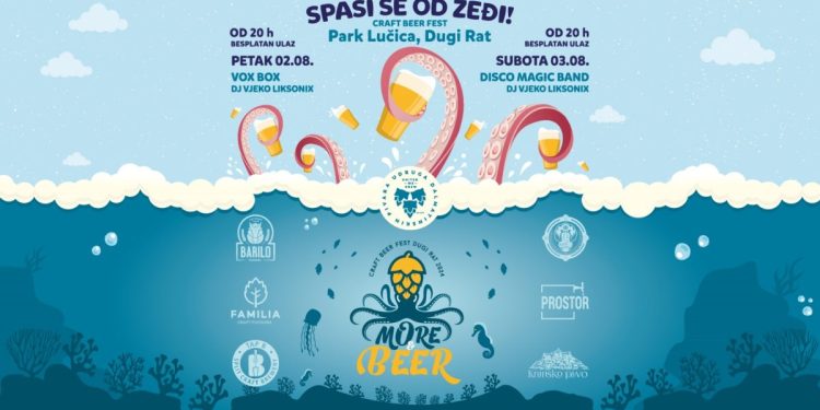 Oćemo na pivu? Pogledajte što vas ovaj vikend očekuje na More & Beer festivalu u Dugom Ratu