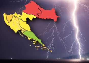 Opako nevrijeme ide prema Hrvatskoj, izdan najviši stupanj upozorenja: Uskoro će udariti