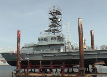 Ovo je prvi ophodni brod HRM-a napokon porinut u Splitu!