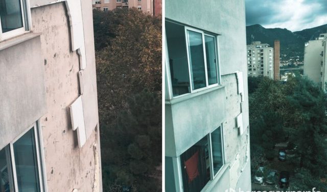 PAŽNJA RODITELJIMA Otpada fasada sa zgrade iznad produženog boravka u mostarskom Centru II