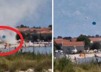 Pijavica se obrušila na plažu na Viru