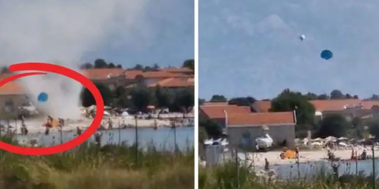 Pijavica se obrušila na plažu na Viru