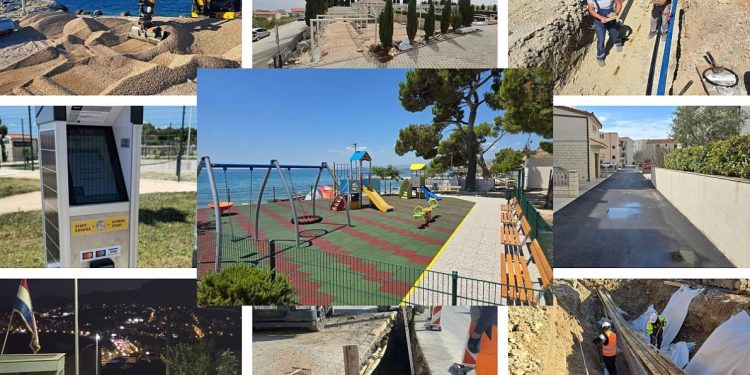 Podstrana: Teško je nabrojiti sve što se napravilo posljednjih šest mjeseci – od dječjeg igrališta do biciklističko-pješačkih staza
