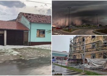 Pogledajte potresne prizore iz ranjene Slavonije: Tuča uništila kuće, oluja nosi sve pred sobom