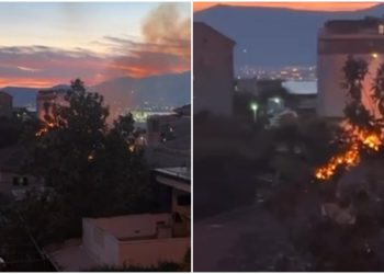 Požar u Splitu, gori kod tračnica. Vatrogasci su na terenu