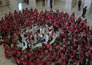 Protuizraelski agitatori upadaju u zgradu Capitol Hilla uoči Netanyahuovog obraćanja