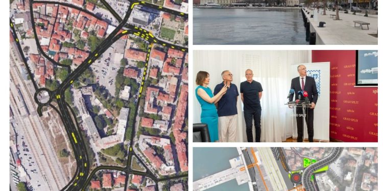 RJEŠENJE ZA ISTOČNU OBALU Puljak u splitskoj luci planira nadvožnjak, a na mjestu autobusnog kolodvora