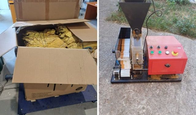 ŠIROKI BRIJEG Oduzet stroj za punjenje cigareta i duhan u vrijednosti od 80.000 KM