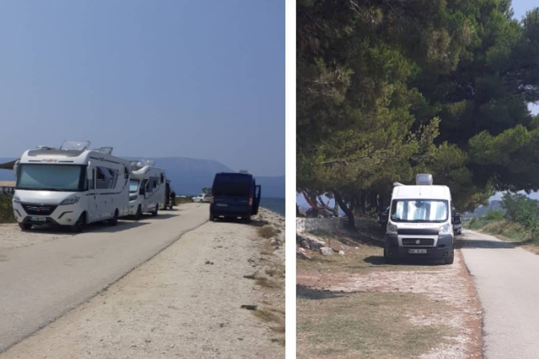 Ilegalno kampiranje u Zadru nadomak centru grada!