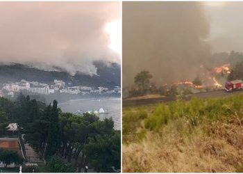 Snimke iz Tučepa su zastrašujuće, ljudi ostali bez struje. Dolazi pomoć iz Zagreba