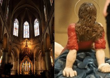 Stotine Hrvata molilo u suzama u Linzu, uništen bogohulni kip: ‘Sam đavao daje takva nadahnuća’