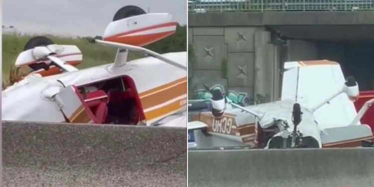 Troje mrtvih nakon pada turističkog zrakoplova na francuskoj autocesti: video