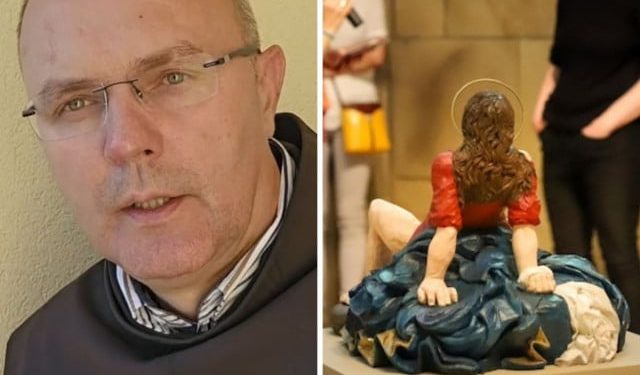 U LINZU RAZBIJEN SPORNI KIP GOSPE Hercegovački fratar komentirao: “Neka je, to bi i Isus učinio”