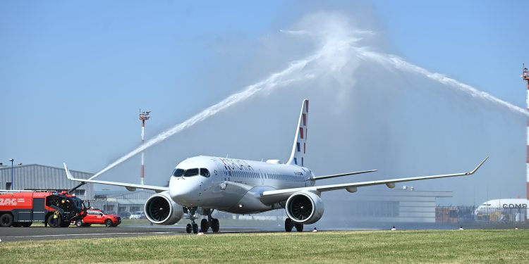 U Zagreb stigao novi zrakoplov Croatia Airlinesa: Najmodernijim Airbusom počinje obnova flote