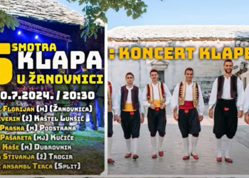 UŽIVO Počinje Smotra klapa u Žrnovnici, evo prijenosa