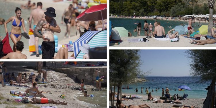 “Upeklo je sunce, dan je k’o stvoren za plažu”: Toliko je vruće da su danas svi živi na plaži, pogledajte koga smo sve uhvatili