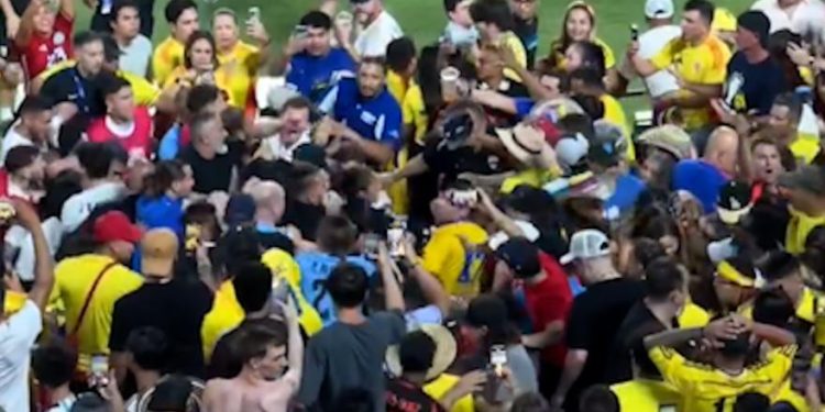 Urugvaj-Kolumbija, senzacionalna tučnjava: uključeni su i igrači