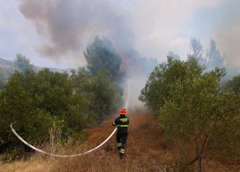 VATRENA BUKTINJA KOD OREBIĆA Požar zaprijetio kućama