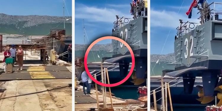 VIDEO Kakav “crnjak”: U splitskom škveru ova boca šampanjca stvorila je rijetko viđene scene