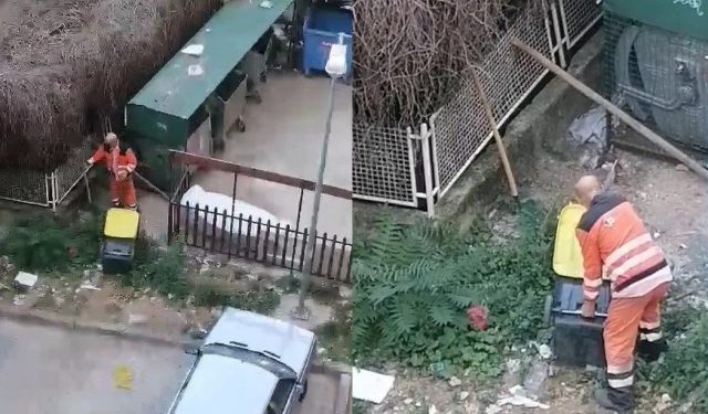 VIDEO Smeće s Avenije djelatnici JP Parkovi odlažu iza kontejnera