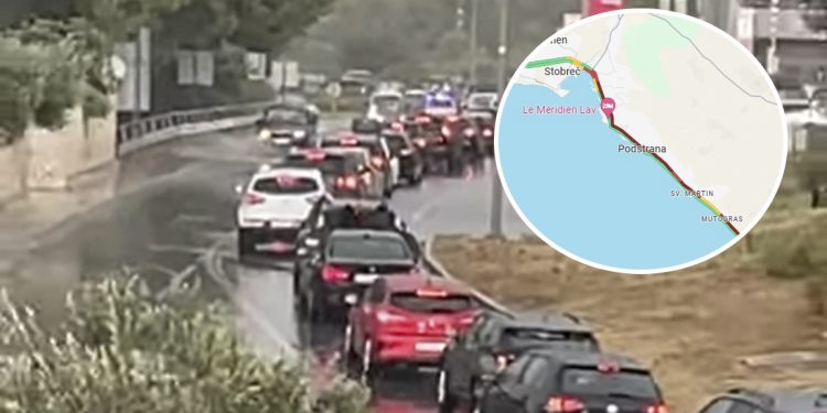(VIDEO) VELIKE GUŽVE Gužve u Splitu i Supetru, kolona na Jadranskoj magistrali duga šest kilometara