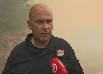 VIDEO Vatrogasni zapovjednik o požaru kod Skradina: “Bit će dosta problema tijekom noći”
