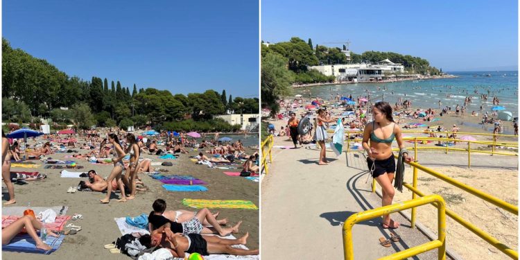 Vruće je kao u paklu. Ovako izgledaju Bačvice