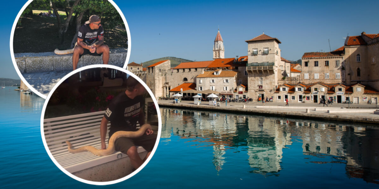 ZMIJURINA OBILAZI DALMACIJU Iz Splita stigla do Trogira, kuda će dalje?