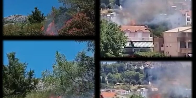 DAN VATRENE STIHIJE Gori u Solinu, Novoj Mokošici pored osnovne škole, Svetom Filipu i Jakovu – vatrogasci su na terenu!