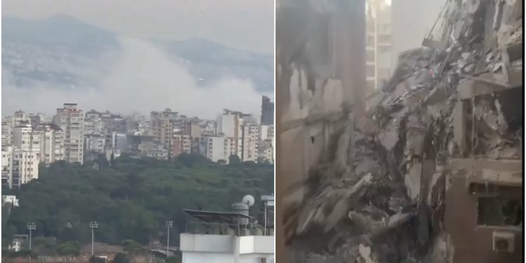 CILJANI UDAR! Izrael raketirao Bejrut, stižu prve snimke | NACIONAL.HR