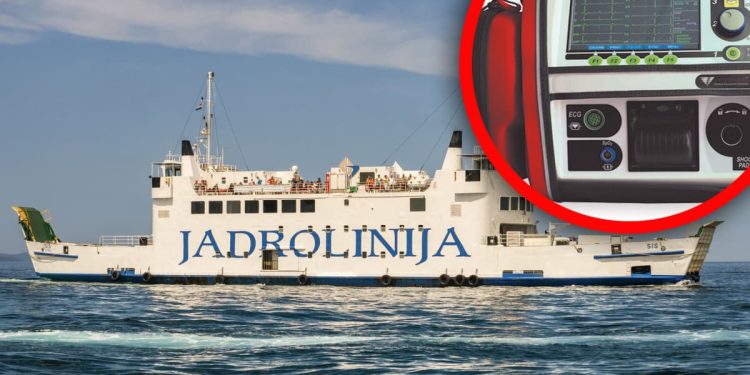 Putniku stalo srce na Jadrolinijinom trajektu koji nije imao defibrilator