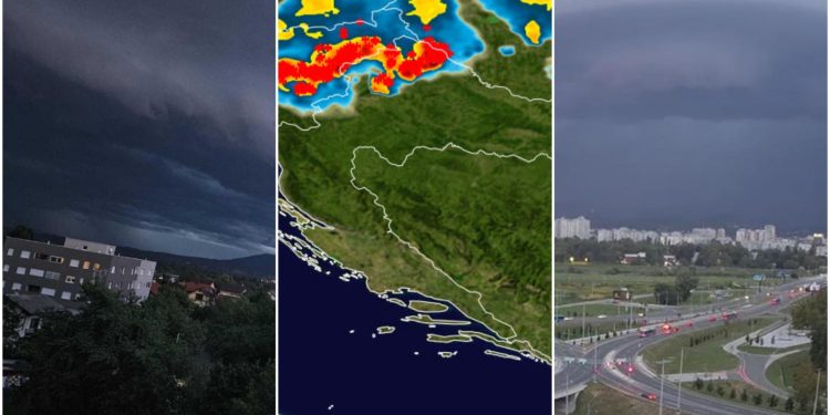 Stiglo olujno nevrijeme, prijete i superćelije! Slovenci: ‘Pogledajte ovaj oblak, ne izgleda dobro…‘