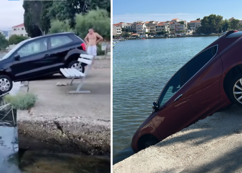 Slobodna Dalmacija – VIDEO Što se ovo događa!? U jednom danu dva automobila na našoj obali postala ‘viseća’: ‘Kvase nogice u moru…’
