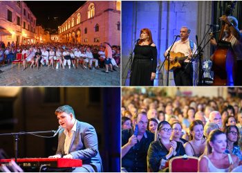 Klape na Stradunu: Prekrasna večer pjesme i emocija, pale i čestitke Barakudama