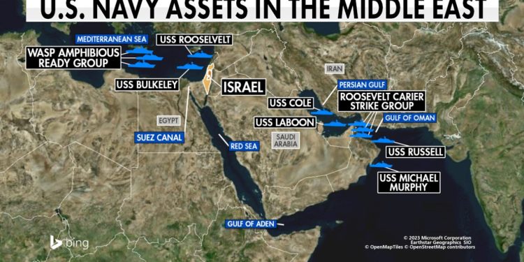 Američka sredstva raspoređena na Bliskom istoku pomoći će Izraelu, ali malo je vjerojatno da će promijeniti mišljenje Irana o odmazdi, kažu stručnjaci