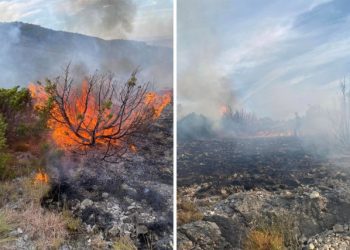 BRZA REAKCIJA VATROGASACA Mostaru prijetio novi požar s Fortice, sumnja se na ljudski faktor
