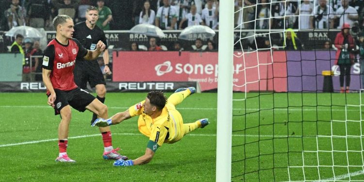 Bayer Leverkusen-Borussia Moenchengladbach 3-2: dva gola Wirtza u njegovoj prvoj utakmici u Bundesligi