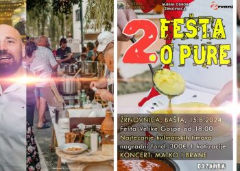 DAN MJESTA Kuhaču u ruke, prijavite se na Feštu o’pure u Žrnovnici osvojite blizu 400 eura. Potom koncert Matka i Brane