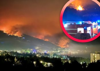 DOBRE VIJESTI IZ PODGORE Zapovjednik: “Vjetar je stao, obranili smo kuće i situacija je stabilna. Čekamo kanadere”