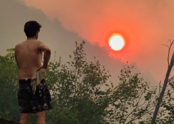 DRAMA U ŽRNOVNICI Vatrena stihija stigla do kuća, oštećeno i jedno vatrogasno vozilo